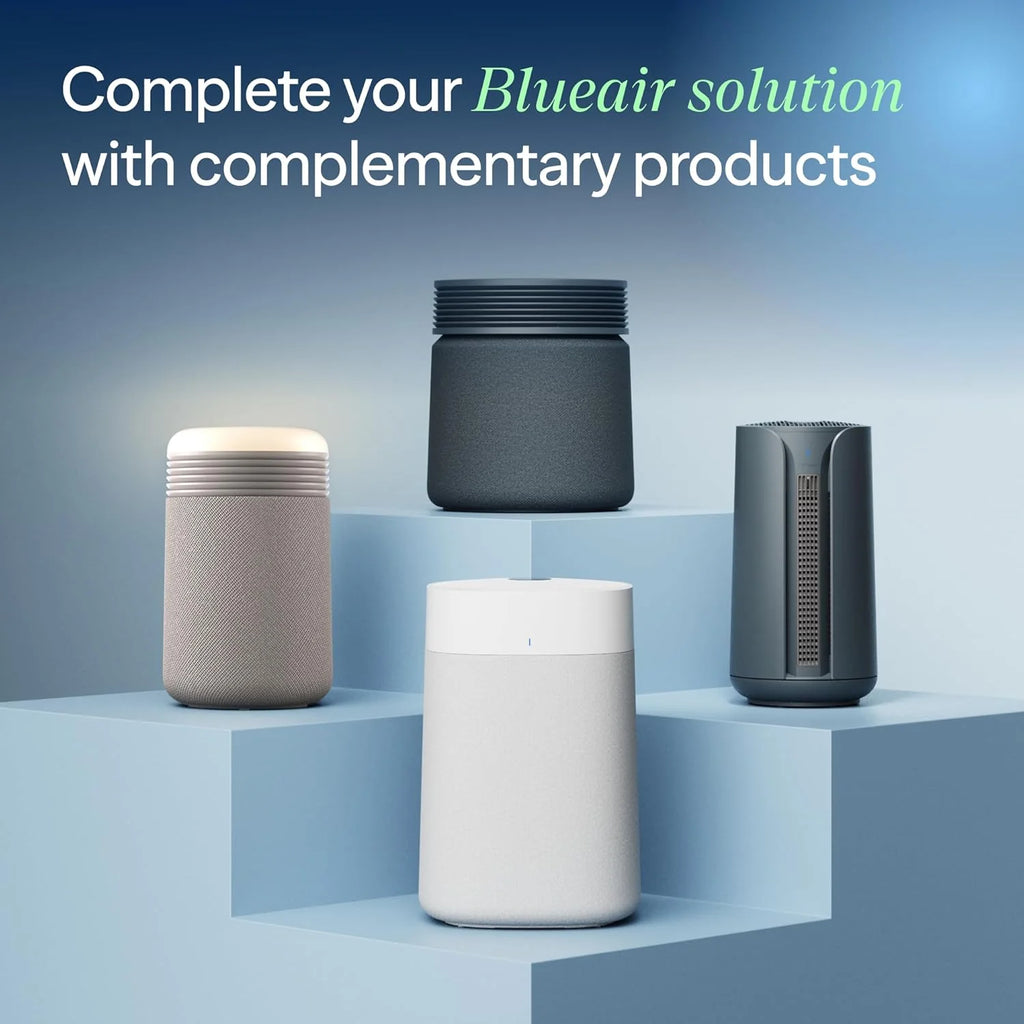 BLUEAIR Air Purifier for Large Rooms & Home - Odor Eliminating Cleans up to 3385 ft虏, HEPASilent, Smart WiFi, Auto Mode, Doubles as Table, Removes Dust, Smoke, Pet Hair, AHAM Verified, Blue Signature