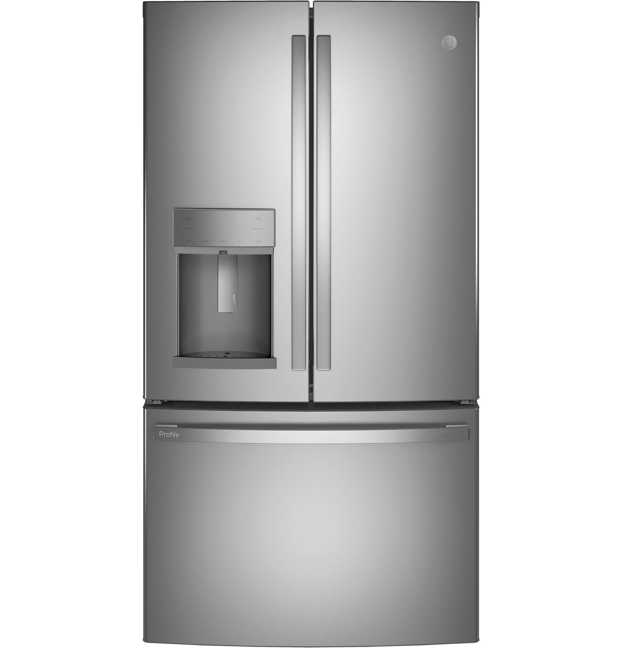 2025 GE ProfileTM Series ENERGY STAR® 27.7 Cu. Ft. Fingerprint Resistant French-Door Refrigerator with Hands-Free AutoFill