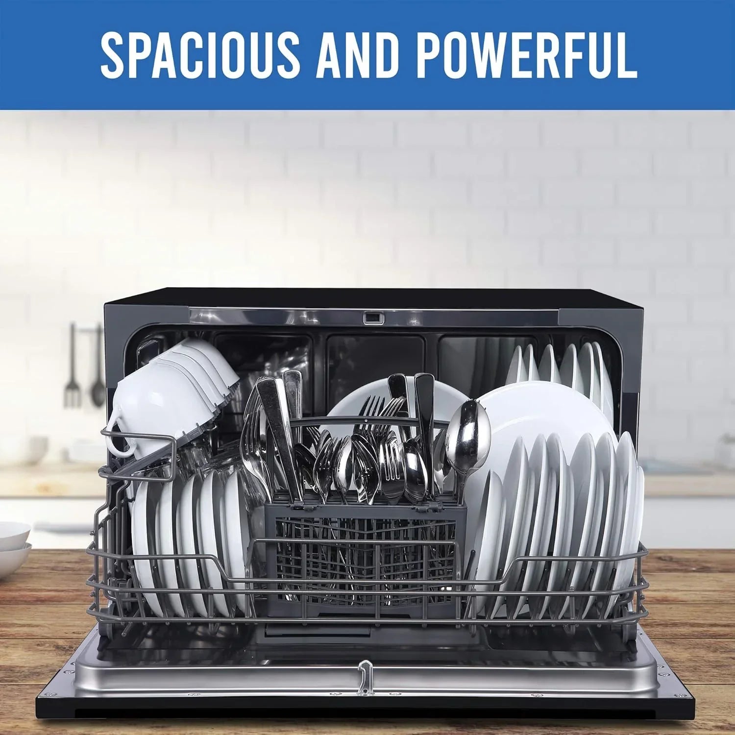 Farberware Compact 6-Station Dishwasher Portable Mini Countertop Dishwasher