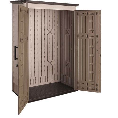 2025 Rubbermaid Outdoor Storage Shed, 52 Cu.Ft., Weather-Resistant, Lockable Doors
