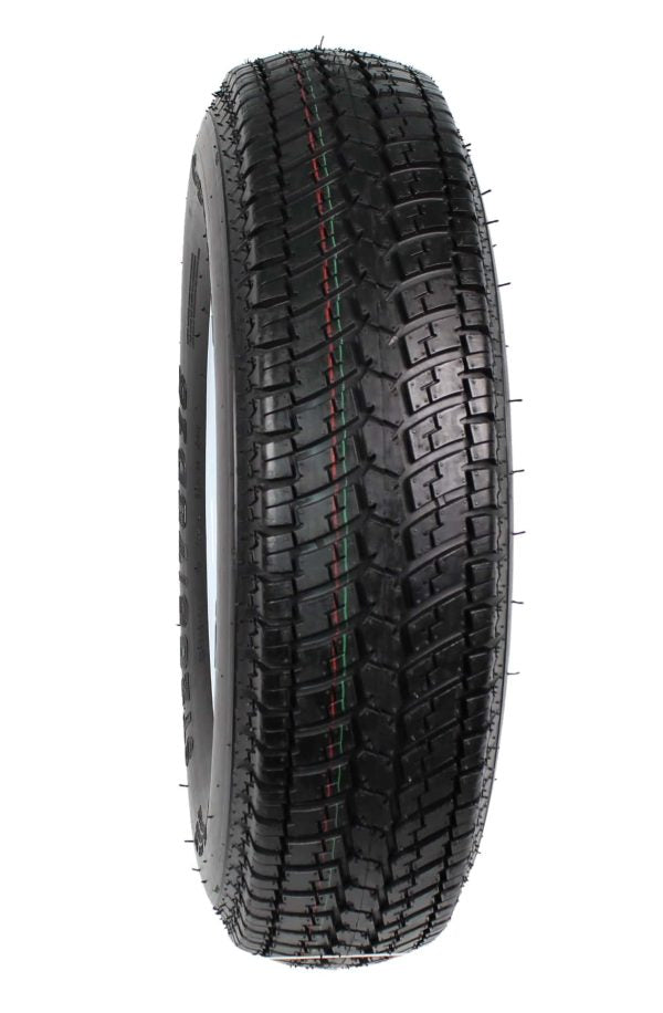 2025 2-Pack Trailer Tire On Rim ST205/75D15 205/75 D 15 in. LRC 5 Hole White Spoke
