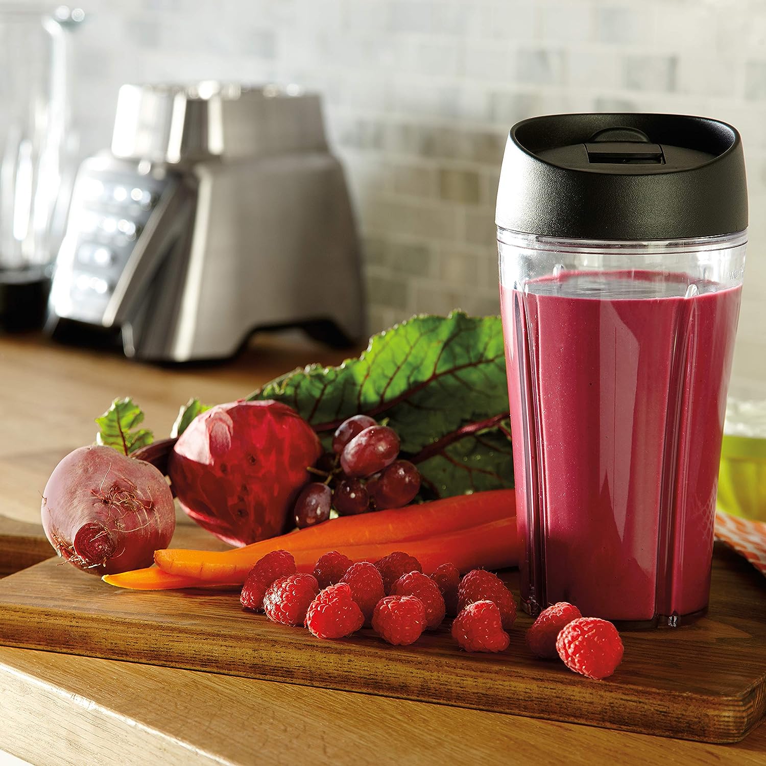2025 Oster Blender | Pro 1200 with Glass Jar, 24-Ounce Smoothie Cup, Brushed Nickel