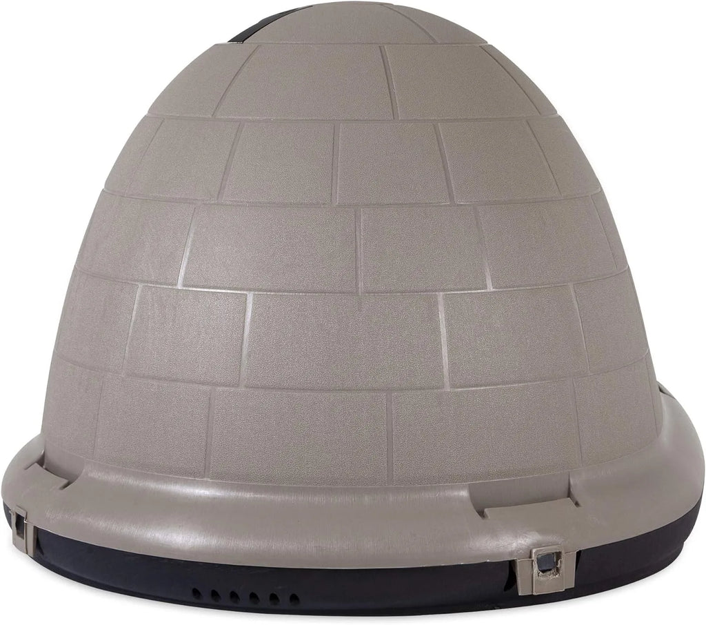 Petmate Indigo Dog House (Igloo Dog House, Made in USA with 90% Recycled Materials, All Weather Protection Pet Shelter) for XL Dogs  90 to 125 pounds, Made in USA
