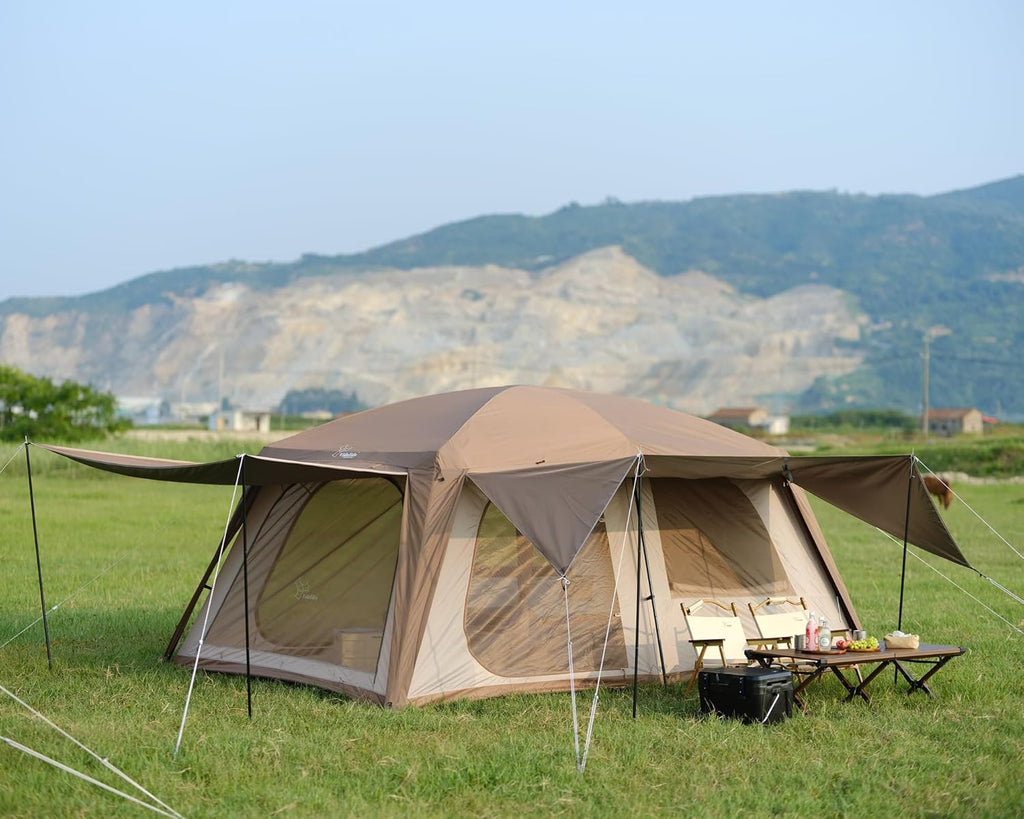 8 to 10 Person Camping Tent Large Waterproof Family Cabin Tent