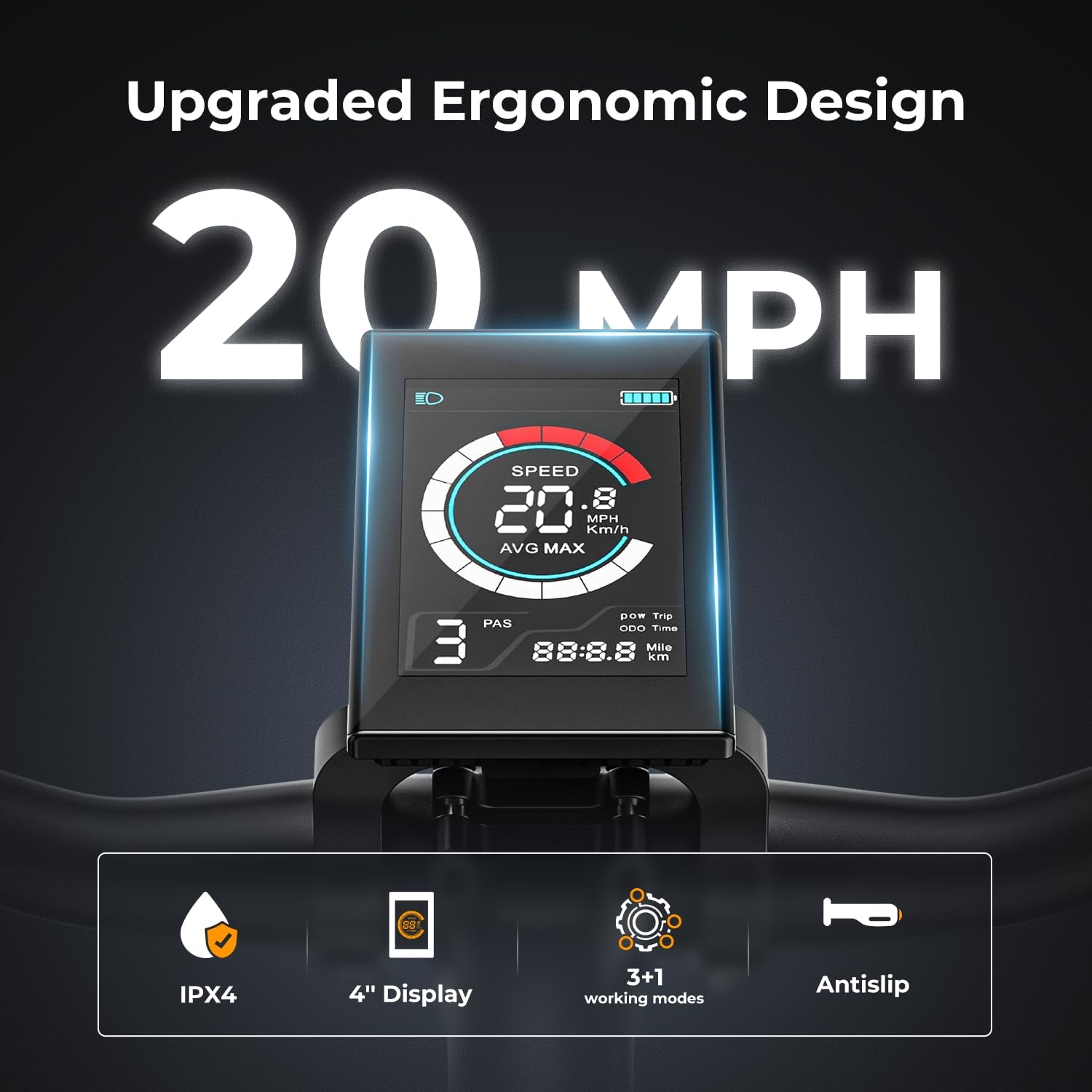 Eb5 Electric Bike 500W Motor 40Miles 20Mph