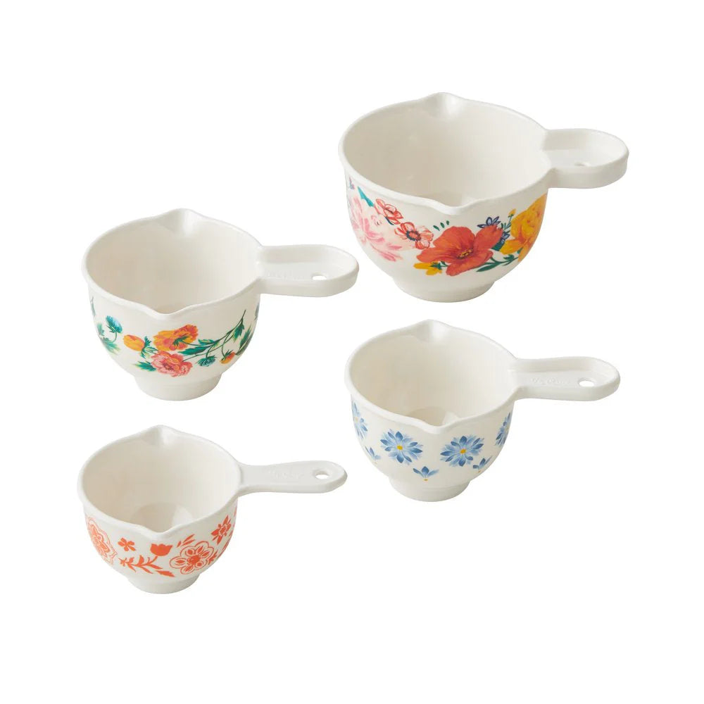 The Pioneer Woman Brilliant Blooms 38-Piece Cookware Set, Teal 锟斤拷 Complete Kitchen Solution with Floral Design