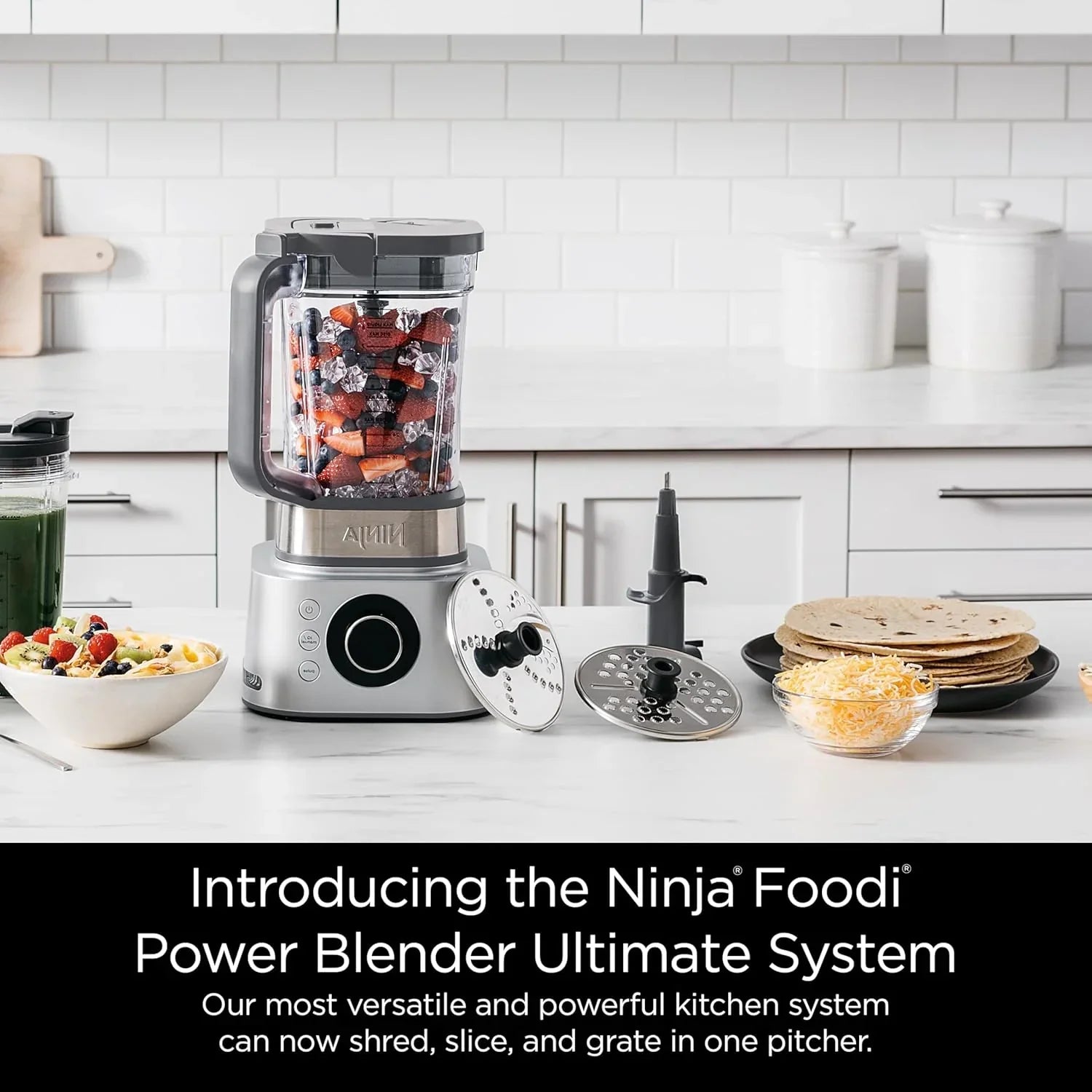 Ninja Mixer and Food Processor Combination Bowl 6 Features 72 Ounce Pitcher