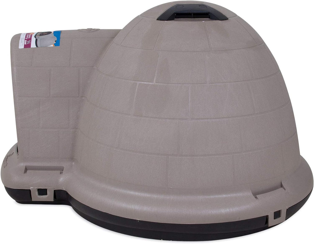 2025 Petmate Indigo Dog House (Igloo Dog House, Made in USA with 90% Recycled Materials, All-Weather Protection Pet Shelter) for XL Dogs -90 to 125 pounds, Made in USA