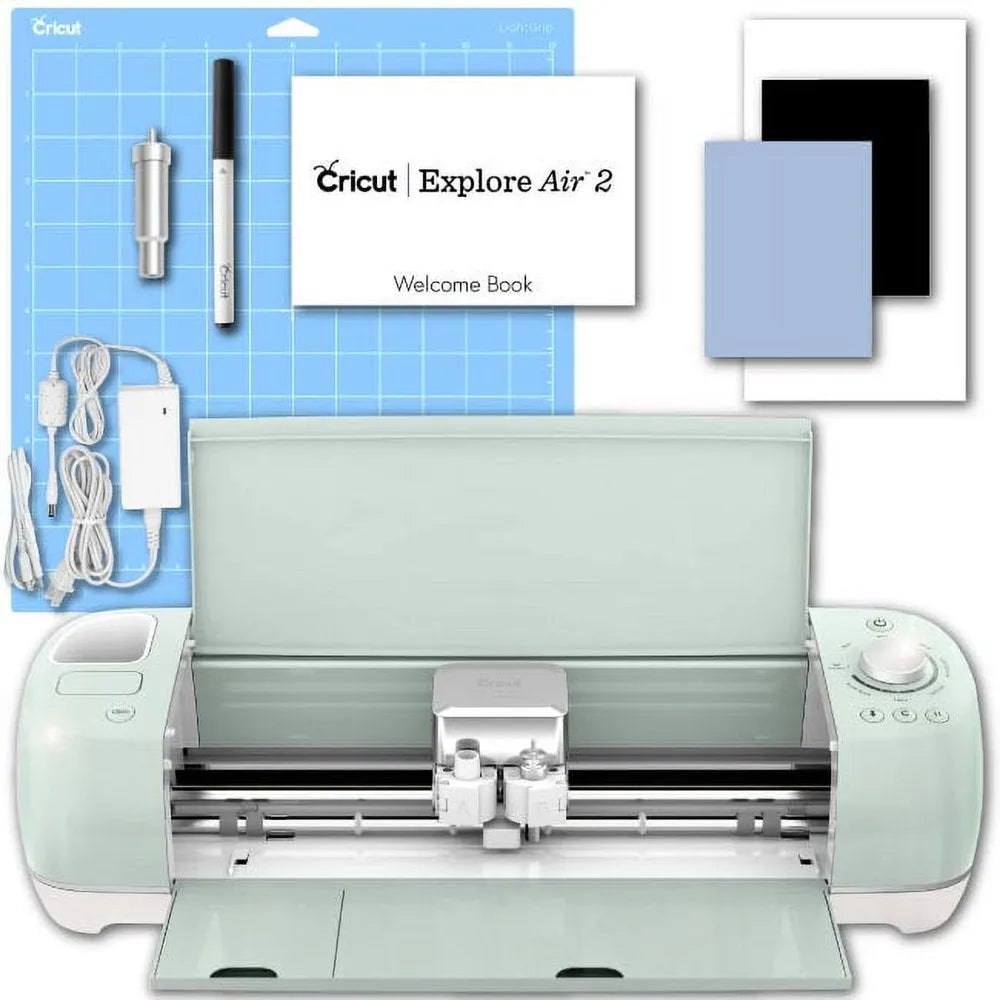 Cricut Explore Air 2 Machine Bundle   Beginner Guide, Tool Kit, Vinyl Pack, Designs &amp; Project Inspiration