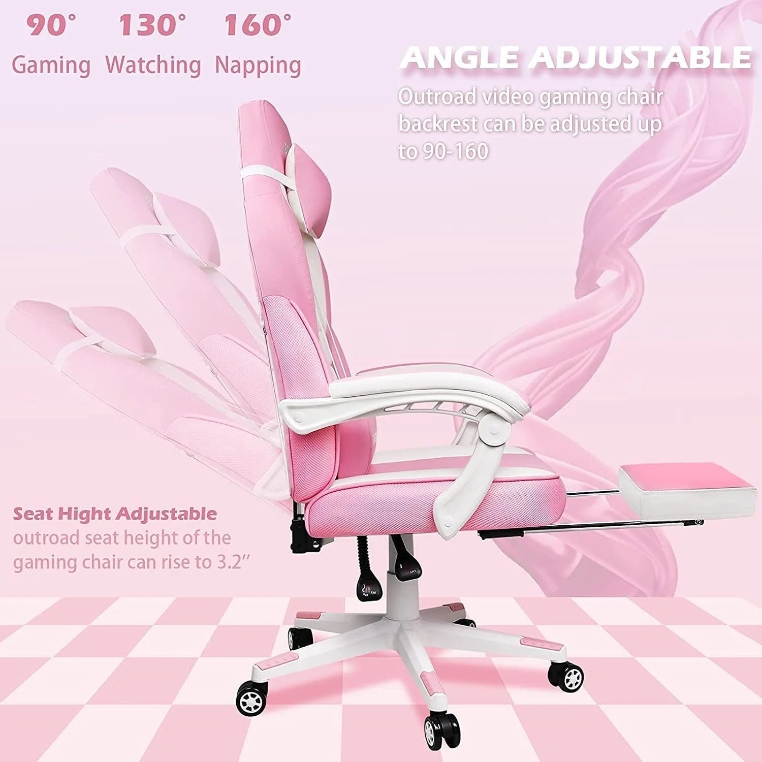 BOSSIN Racing Style Gaming Chair,300 lbs Big and Tall gamer chair High Back Computer Chair