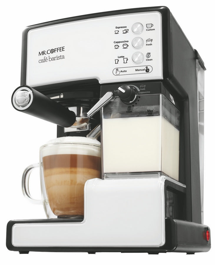 Mr. Coffee Cafe Barista Black &amp; Silver Espresso Maker