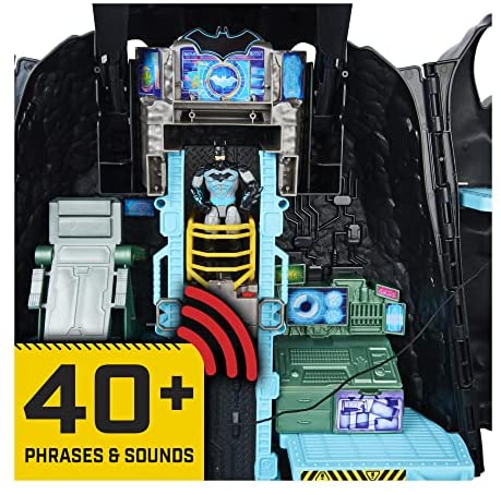 Batman, Bat-Tech Batcave, Giant Transforming Playset with Exclusive 4” Batman Figure and Accessories