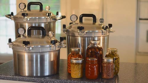 2025 All American 930 Canner Pressure Cooker, 30 qt, Silver