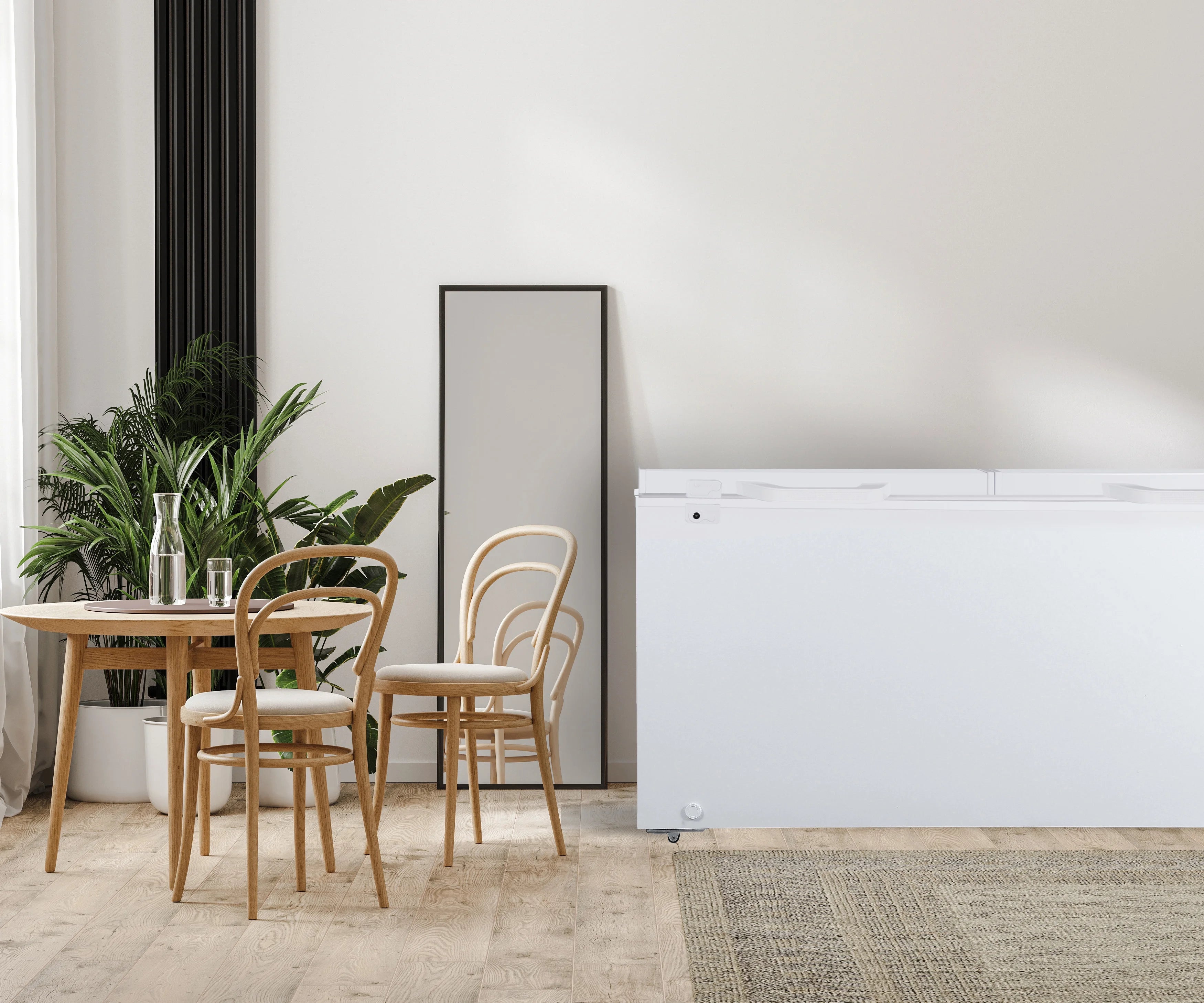 2025 Hamilton Beach 21 Cu. ft. Chest Freezer, Double Doors, HZ9212, White