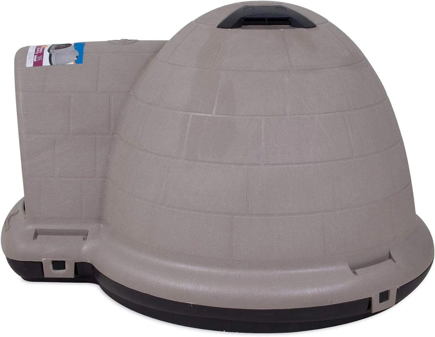 Petmate Indigo Dog House (Igloo Dog House, Made in USA with 90% Recycled Materials, All Weather Protection Pet Shelter) for XL Dogs  90 to 125 pounds, Made in USA