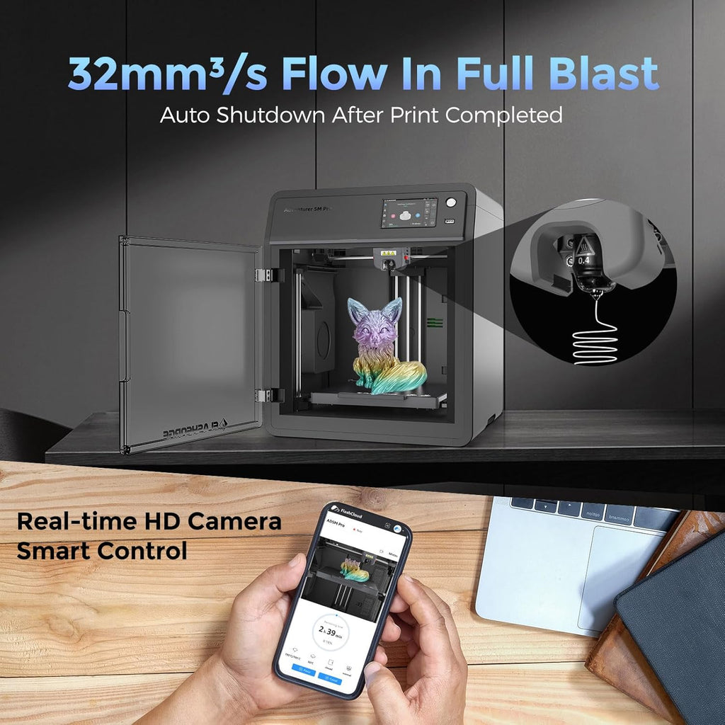 Adventurer 5M 3D Printer - High-Speed FDM with Auto Leveling