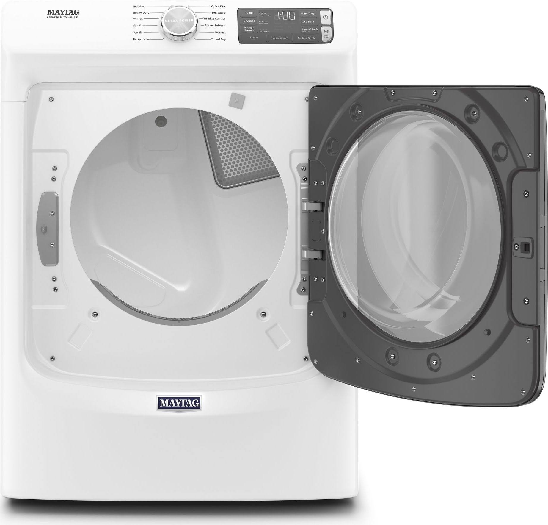 2025 MED6630HW Front-Loading Electric Dryer - White