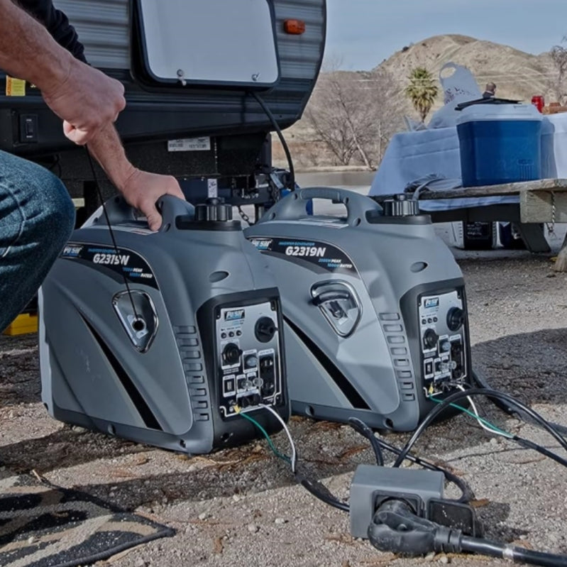 Pulsar 2,300W Portable Gas-Powered Quiet Inverter Generator With USB Outlet & Parallel Capability, Carb Compliant, G2319N