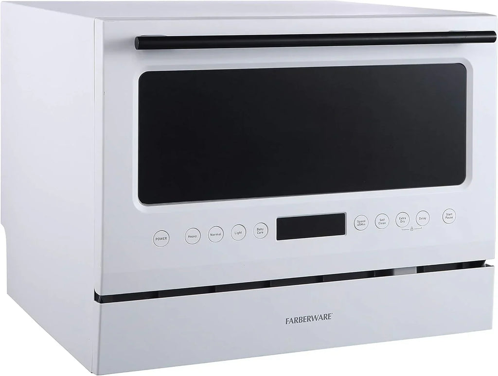 Farberware Compact 6-Station Dishwasher Portable Mini Countertop Dishwasher
