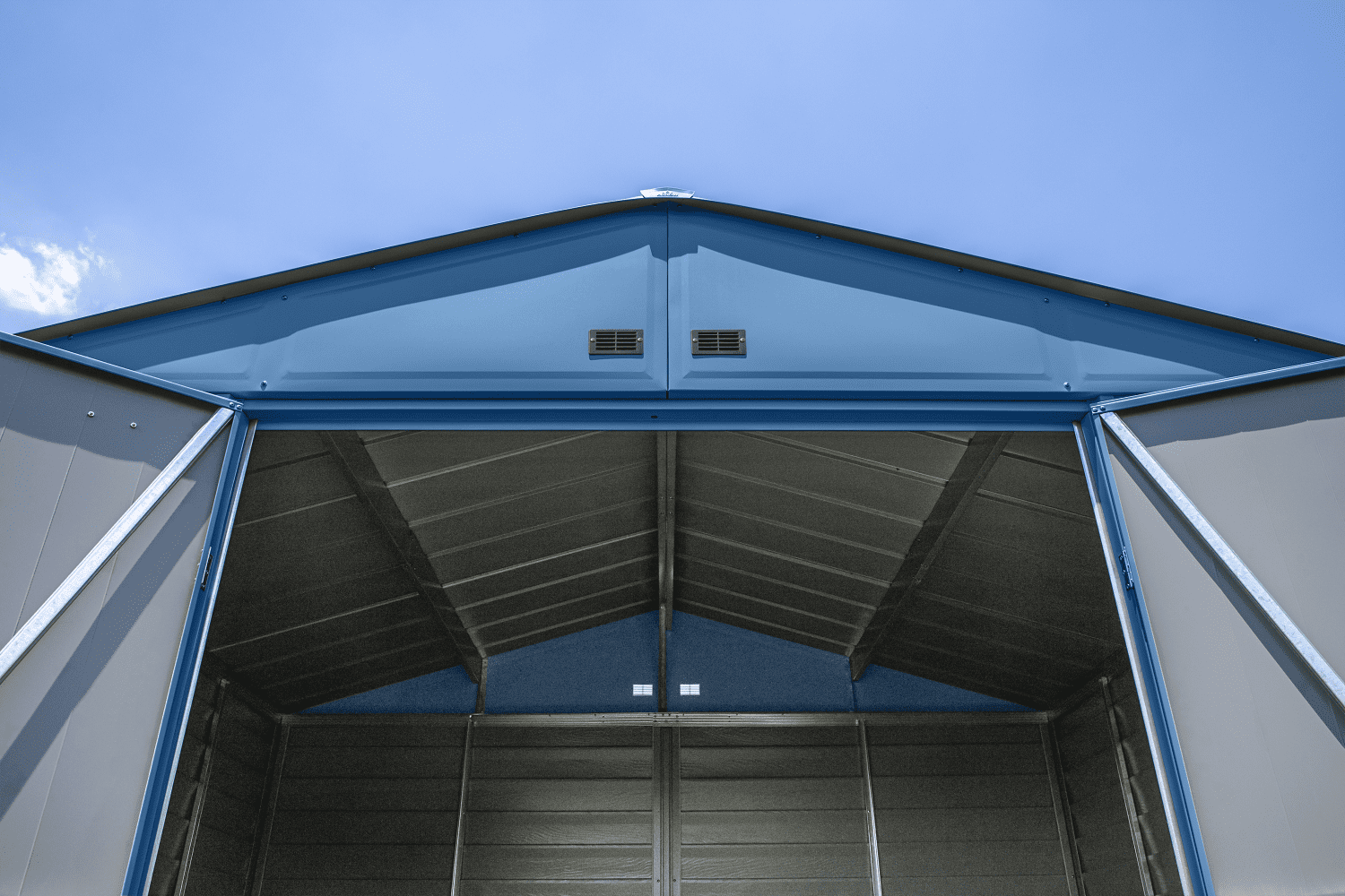 2025 Arrow Select Steel Storage Shed, 10x14, Blue Grey