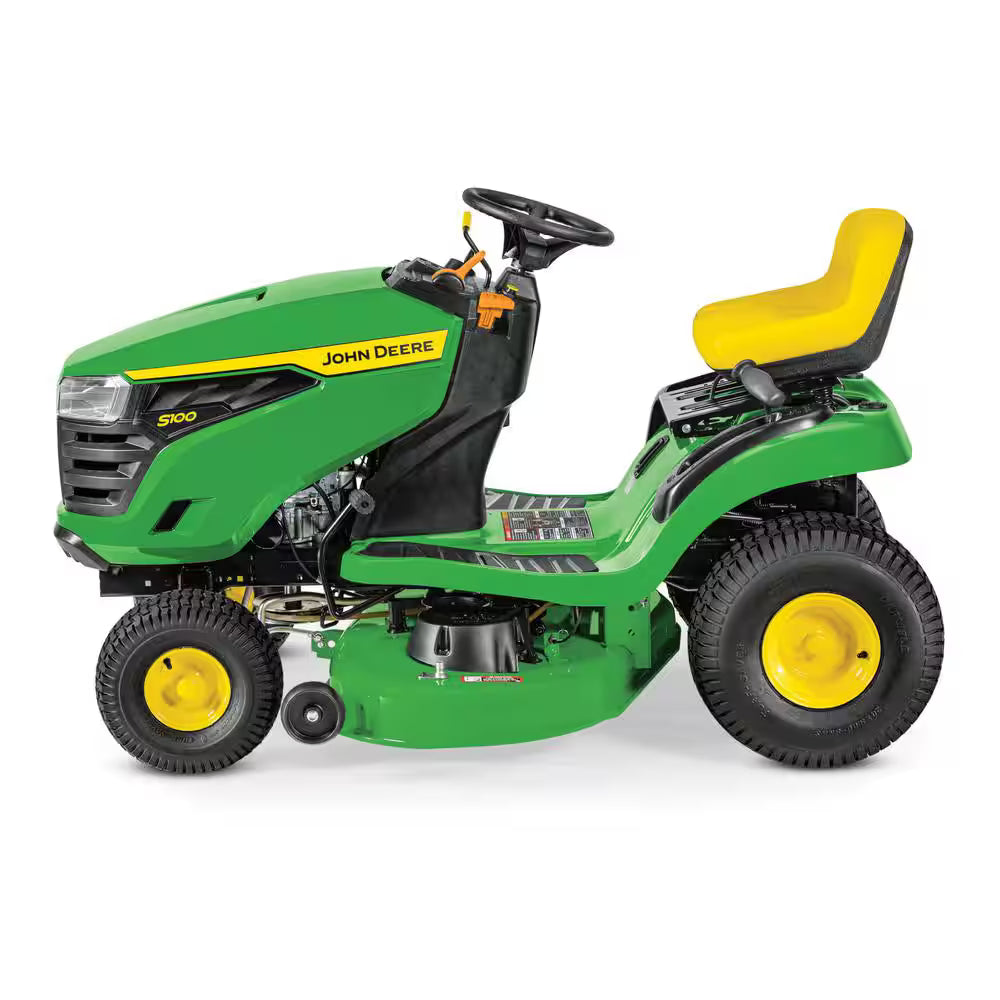 John Deere S100 42-in Riding Lawn Mower – 17.5-HP Gas Hydrostatic Drive