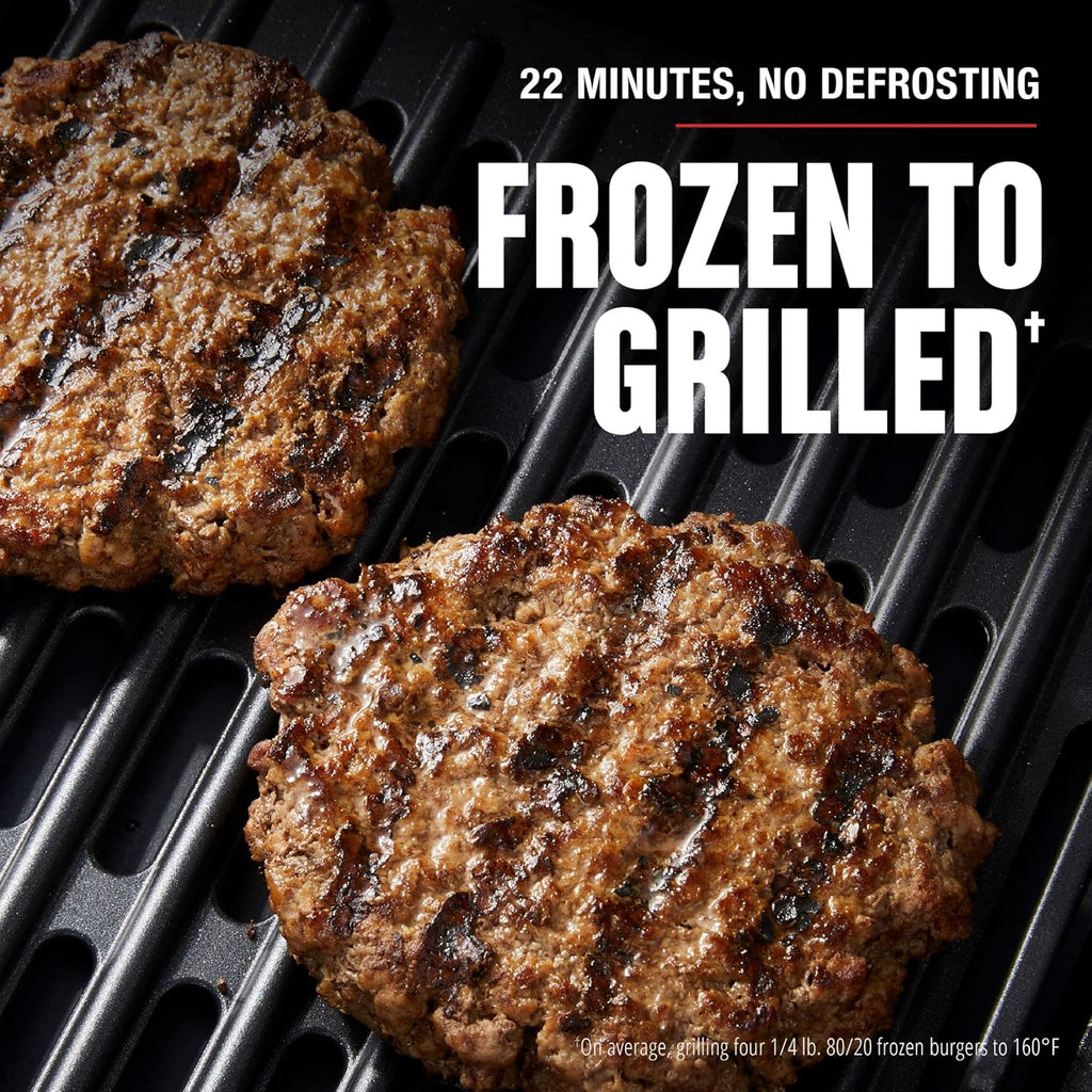 George Foreman Beyond Grill锟�?7-in-1 Electric Indoor Grill with Air Fry Technology, MCAFD800D, Black, Large
