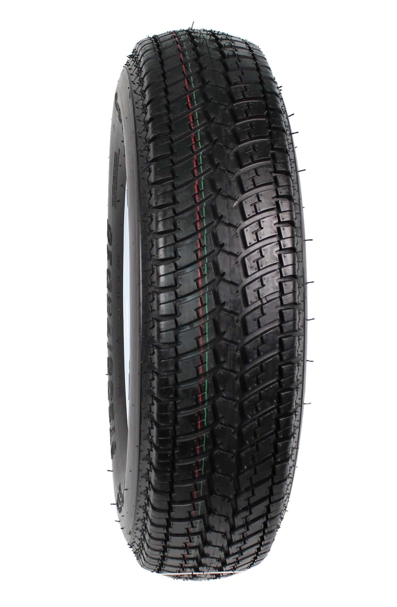 2025 2-Pack Trailer Tire On Rim ST205/75D15 205/75 D 15 in. LRC 5 Hole White Spoke
