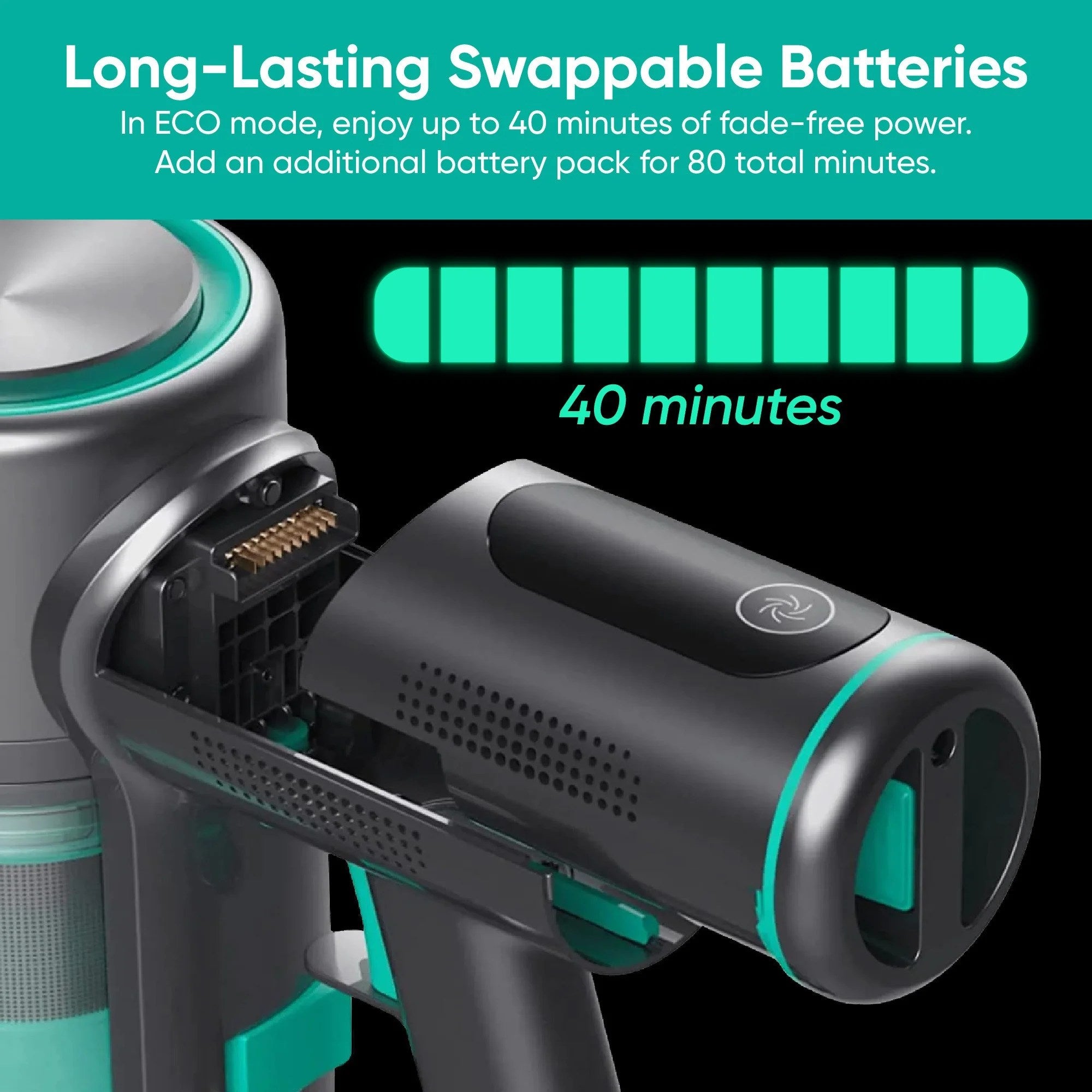 Wyze Cordless Stick Vacuum 20kPa for Carpet, Hard Floors and Pet Hair