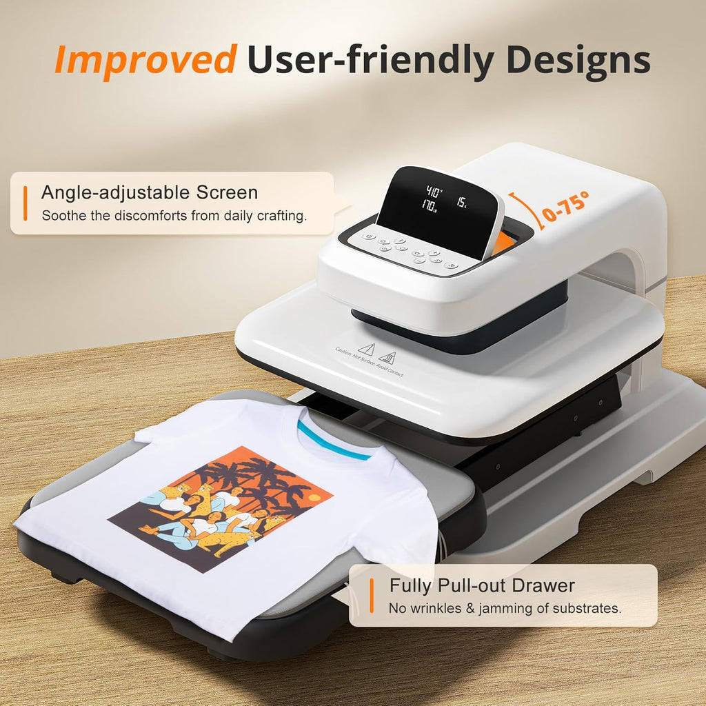 Automatic Heat Press 2 - 15x15 Heat Transfer Machine
