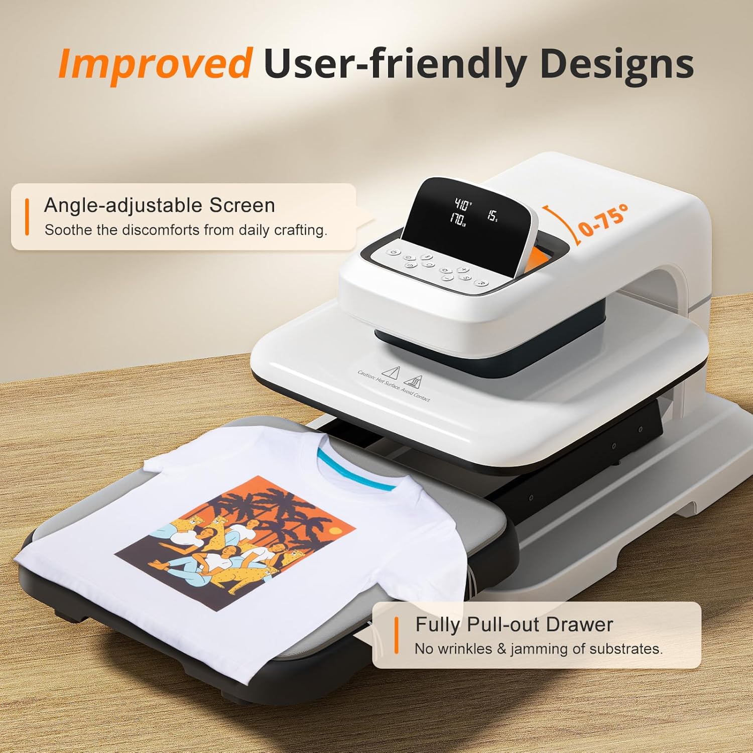 Automatic Heat Press 2 - 15x15 Heat Transfer Machine