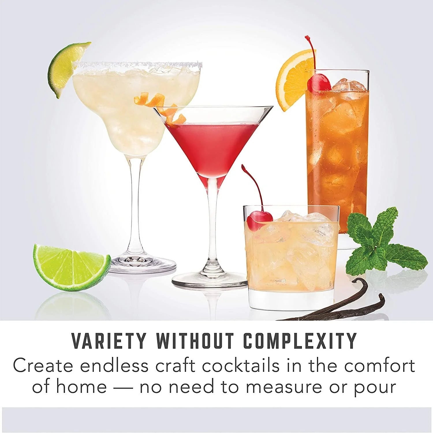 2025 Bartesian Premium Cocktail and Margarita Machine for the Home Bar with Push-Button Simplicity and an Easy to Clean Design (55300)
