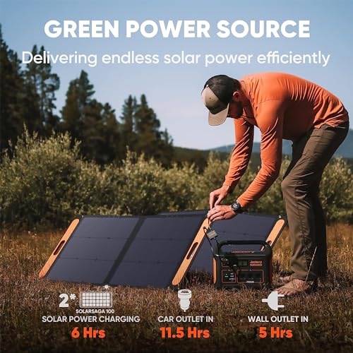 2025 Jackery Explorer 1000 Portable Power Station, 1002Wh Capacity with 3x1000W AC Outlets