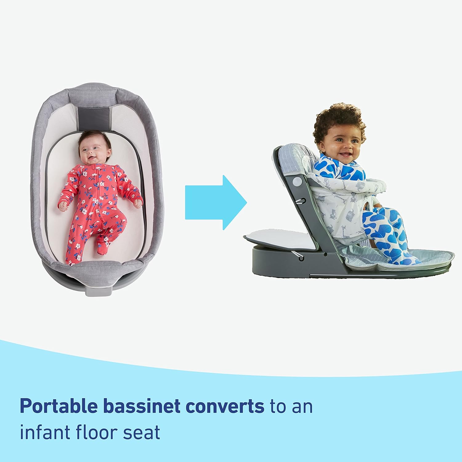 Graco Pack 'n Play Close2Baby Bassinet Playard Features Portable Bassinet Diaper Changer and More Derby