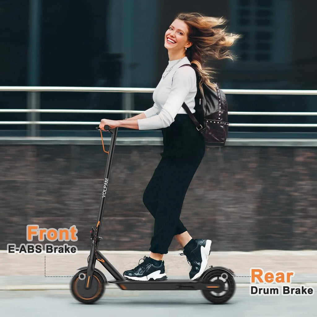 Electric Scooter Powerful Motor Dual Braking