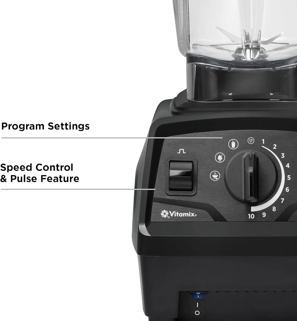 Vitamix Explorian Blender, Professional Grade, 64 oz. Low Profile Container, Black
