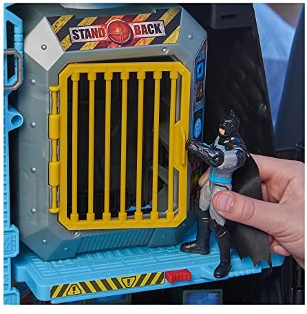 Batman, Bat-Tech Batcave, Giant Transforming Playset with Exclusive 4” Batman Figure and Accessories