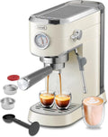 Gevi Commercial Espresso and Coffee Makers, Professional 20 Bar Espresso Maker with Milk Frother