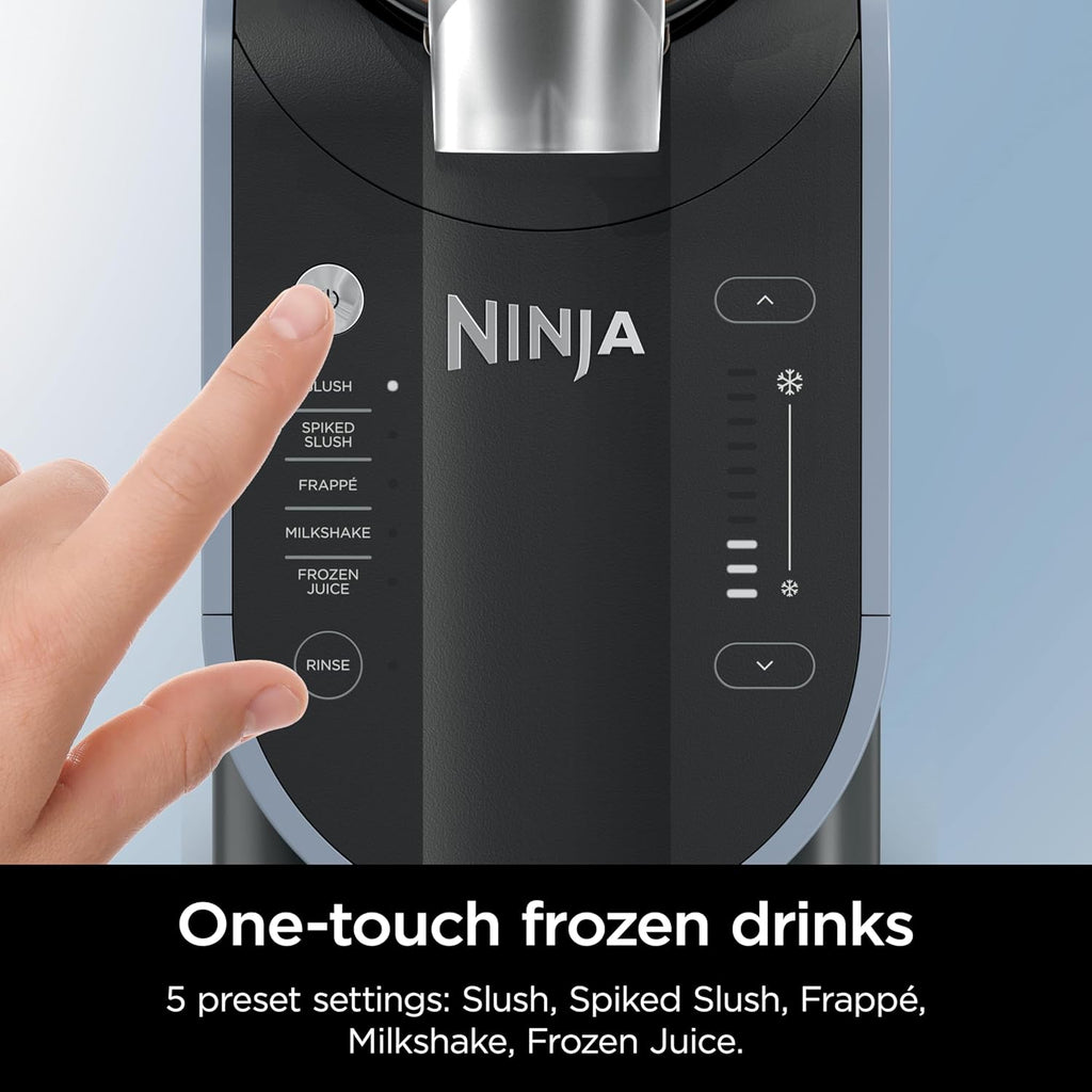 2025 88 oz. Frozen Drink & Slushie Machine, 5 Preset Programs, Margaritas, Frappés, and More, Premium Accents, Black, FS301
