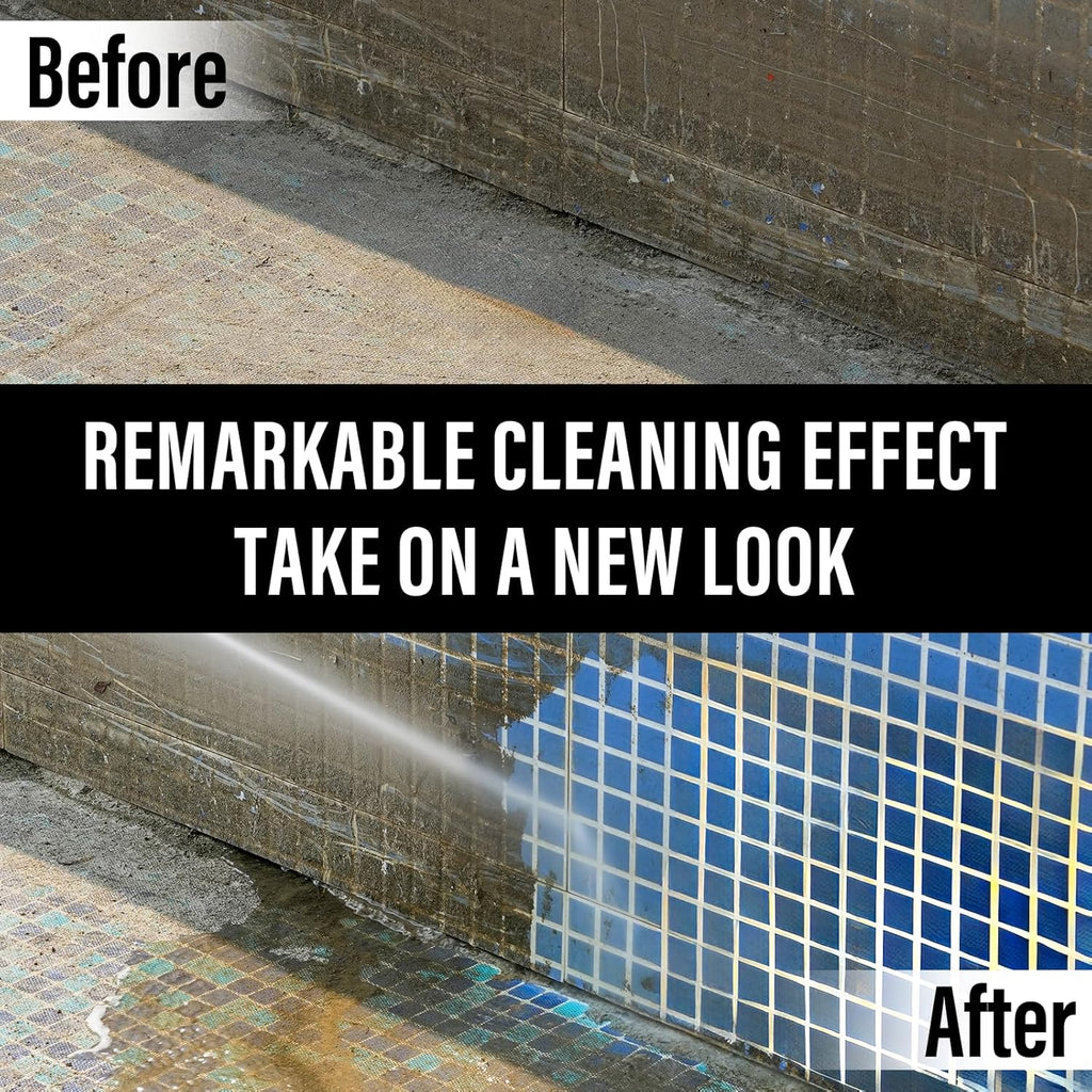 MZK electric high-pressure cleaner with 360掳 quick-connect nozzle and replaceable foam cannon