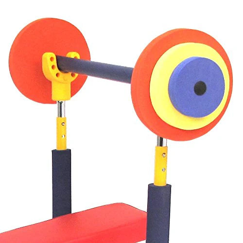 2025 2025 Redmon Fun and Fitness Exercise Equipment for Kids - Weight Bench Set,Incline