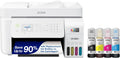 Epson EcoTank ET 4800 Wireless All in One Inkjet Printer, White &ndash; Cartridge Free, Scanner, Copier, Fax, ADF, Ethernet, Home Office