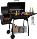 Royal Gourmet CC1830S BBQ Charcoal Grill and Offset Smoker | 823 Square Inch cooking