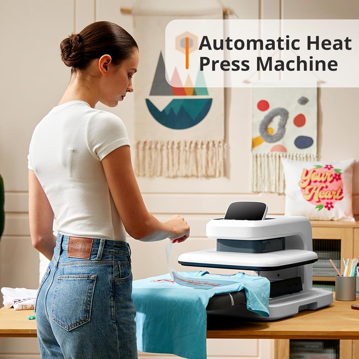 Automatic Heat Press 2 - 15x15 Heat Transfer Machine