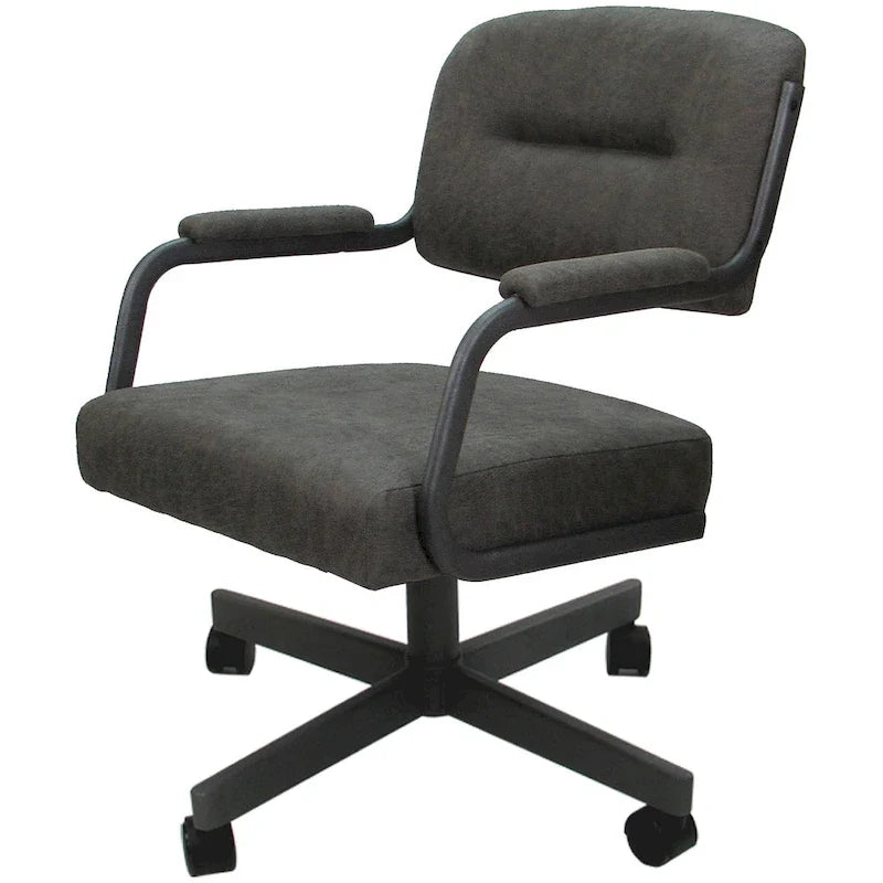 Swivel Kitchen Dining Caster Chair with Wheels - M-110 - N/A