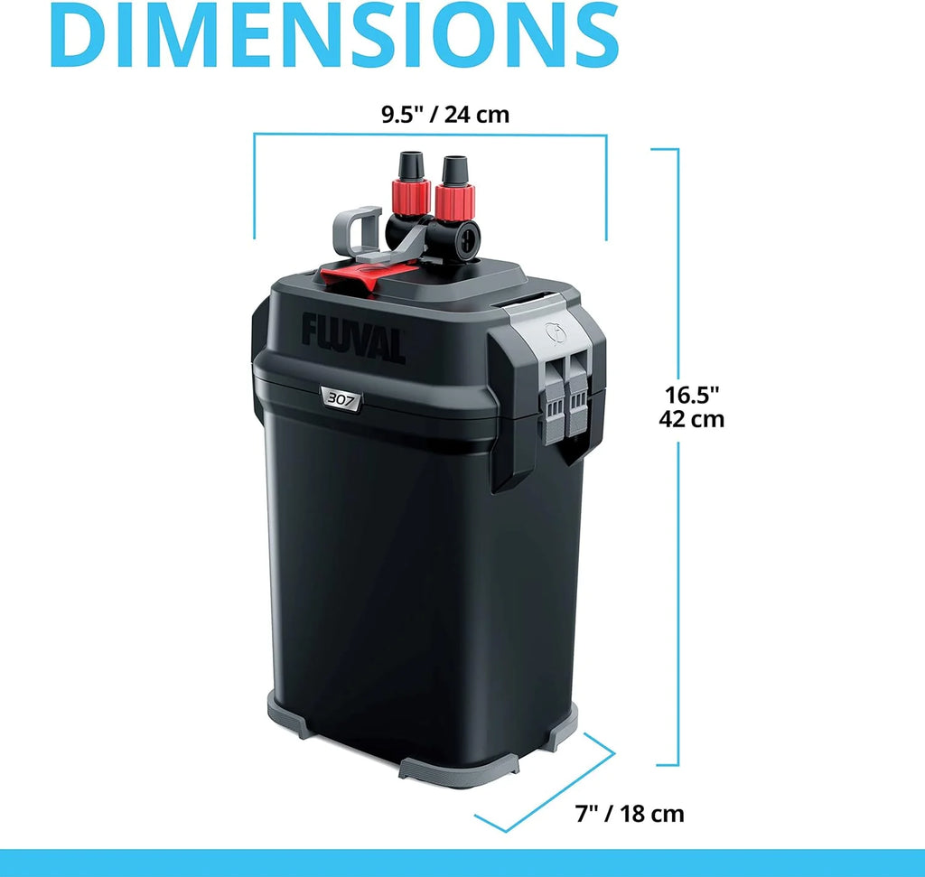 2025 407 Perfomance Canister Filter - for Aquariums Up to 100 Gallons - Aquarium Canister Filter