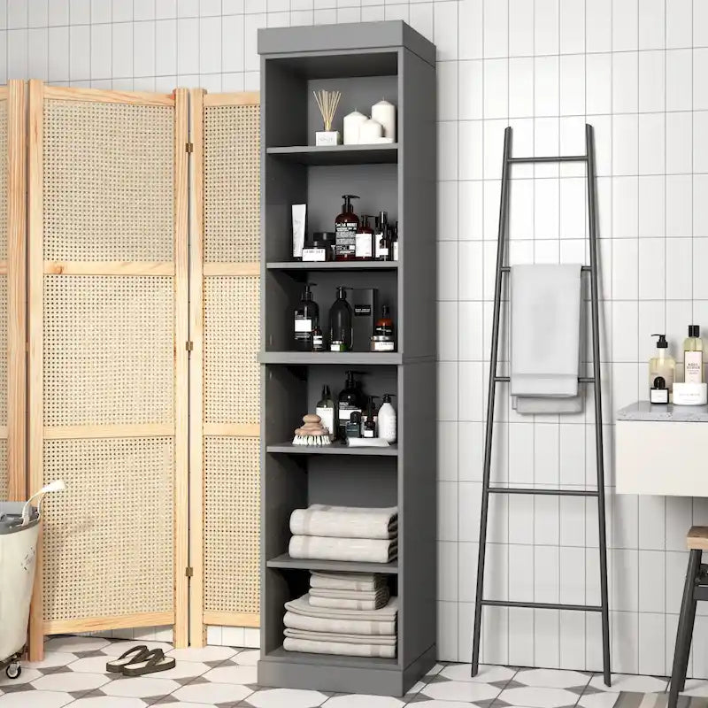 100% Solid Wood 16.5 Bathroom Cabinet with Optional Doors by Palace Imports