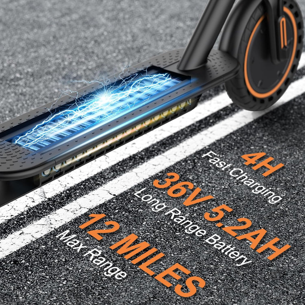 Electric Scooter Powerful Motor Dual Braking