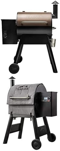2025 Traeger Grills Pro 22 Electric Wood Pellet Grill and Smoker, Bronze