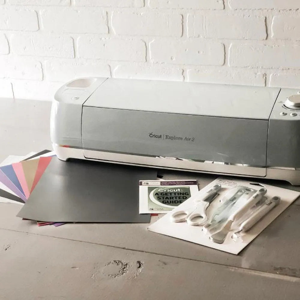 Cricut Explore Air 2 Machine Bundle   Beginner Guide, Tool Kit, Vinyl Pack, Designs &amp; Project Inspiration