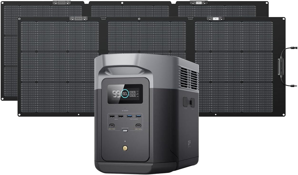 Portable Power Station Delta 2 Max – 2400W Solar Generator